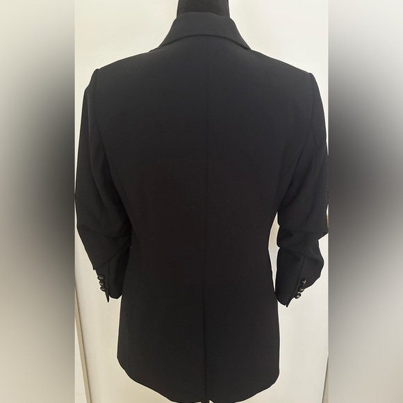 DKNY Rushed Sleeve One Button Blazer - Size 6 - NWOT - Picture 8 of 11